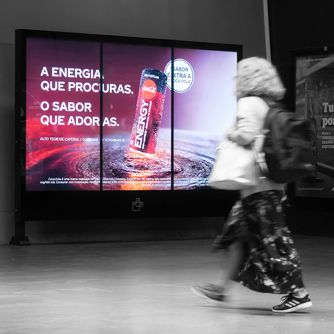 Mupis Digitais Metro de Lisboa MOP
