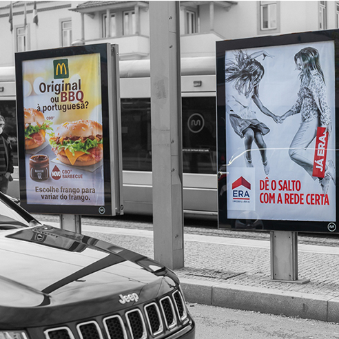 Mupi Publicidade Rua Portugal MOP