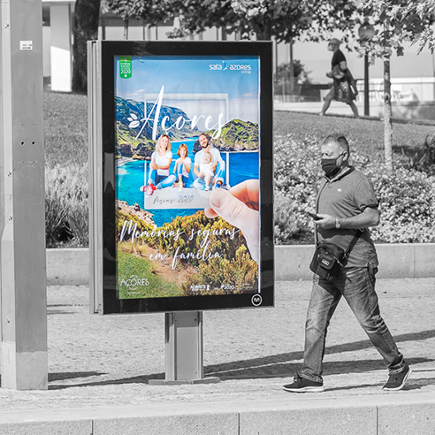 Mupi Publicidade Rua Portugal MOP